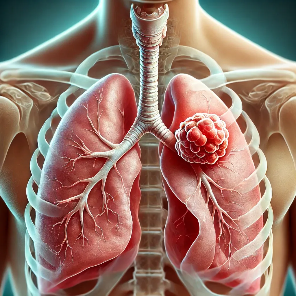 Lung Nodule Illustration (Enlarged)