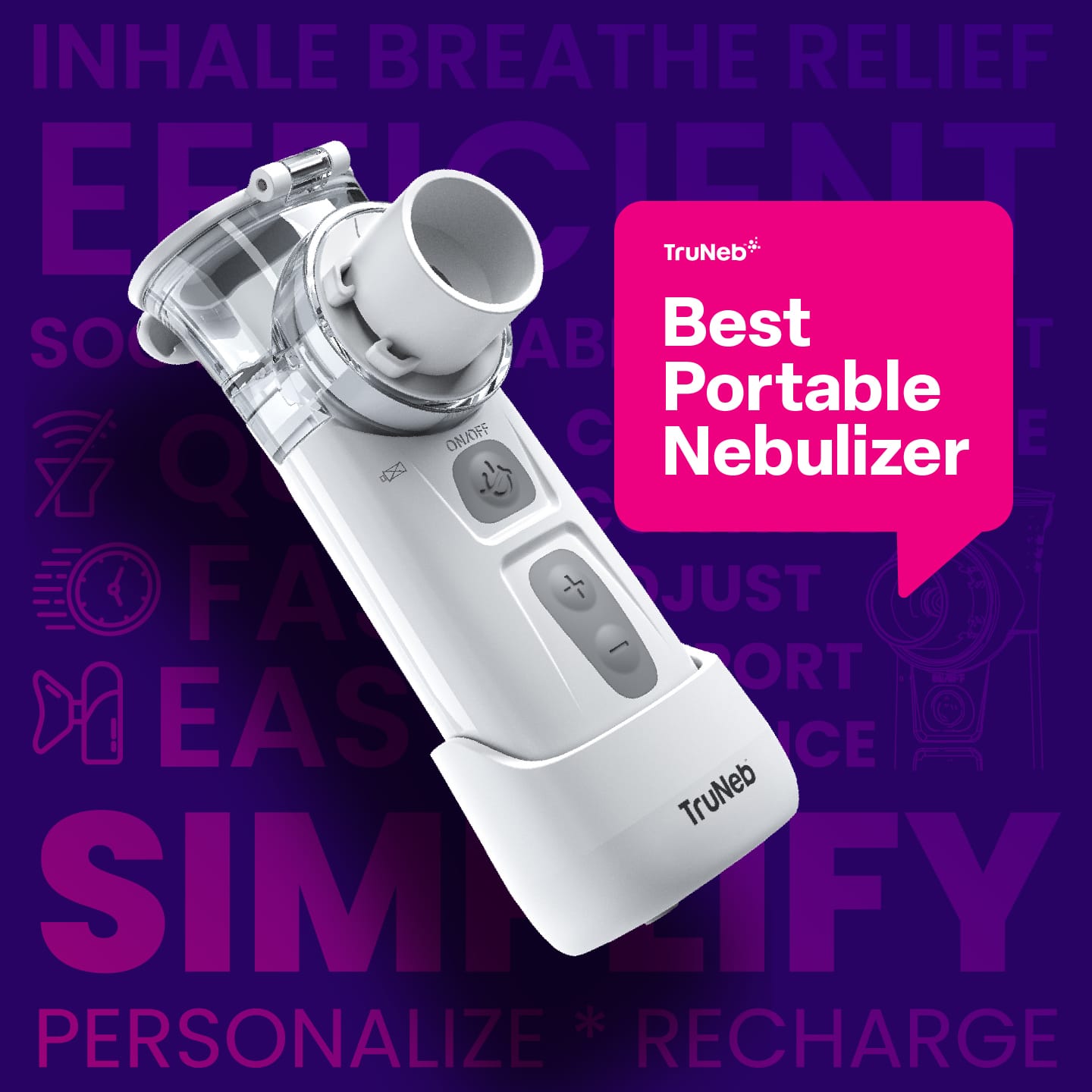 Best Alternative to the Discontinued InnoSpire Go: TruNeb™ Portable Nebulizer