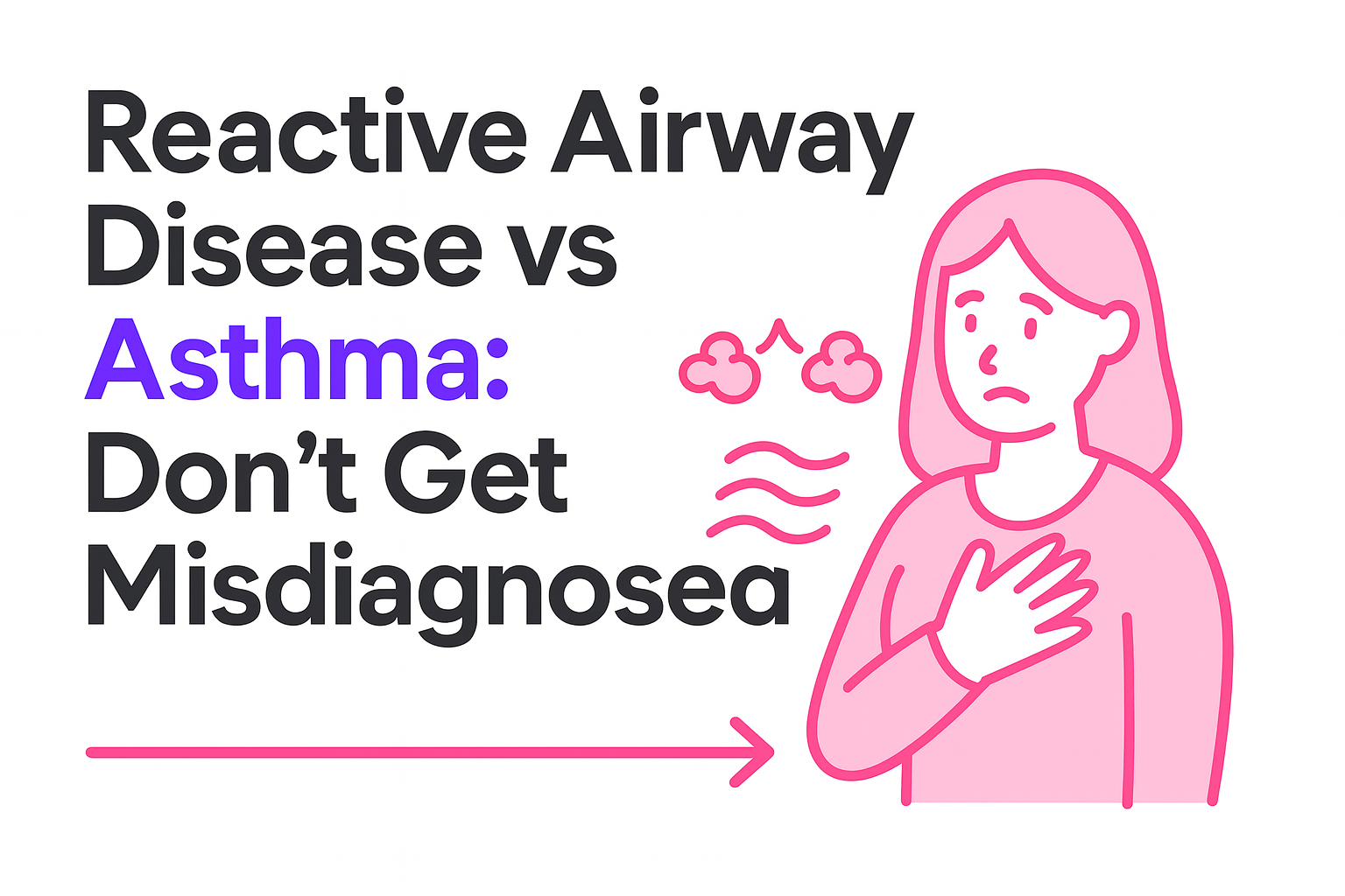Reactive Airway Disease vs Asthma Blog Cover Image