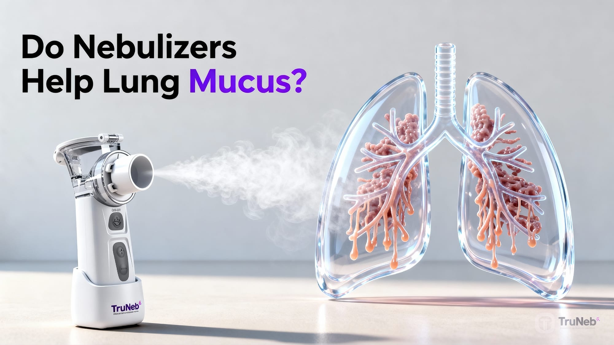 An Image Illustrating How Nebulizers Help Clear Lung Mucus