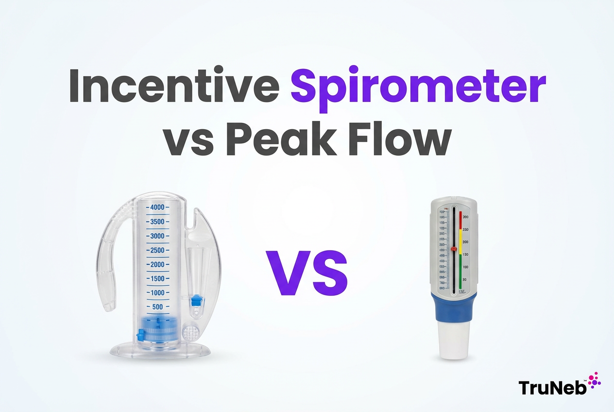 Incentive Spirometer vs Peak Flow Meter