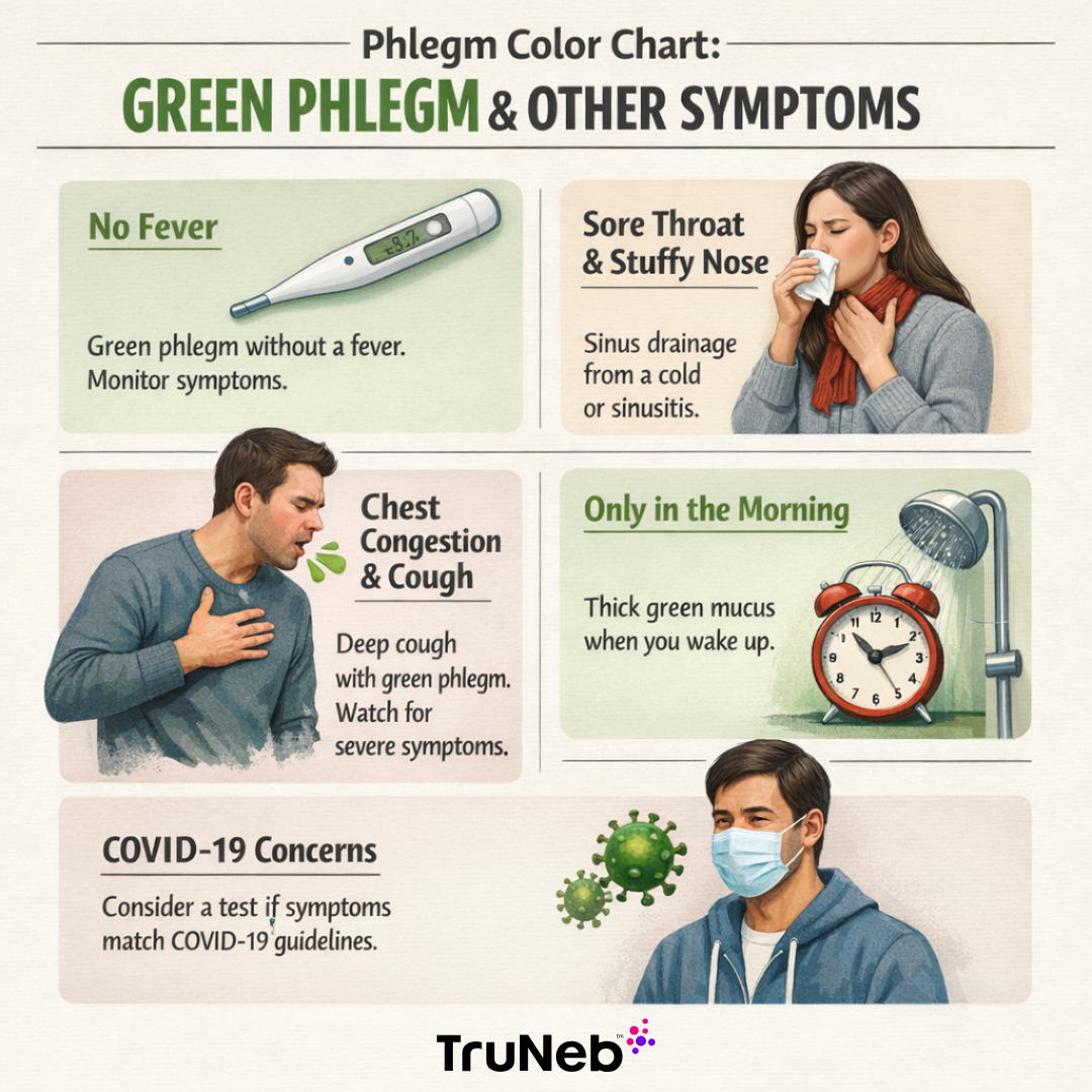 Green Phlegm with Other Symptoms