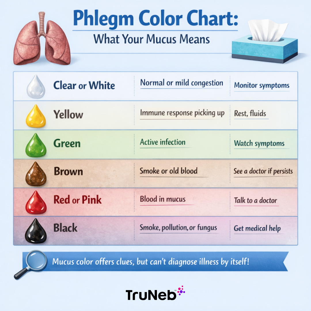 Phlegm Color Chart