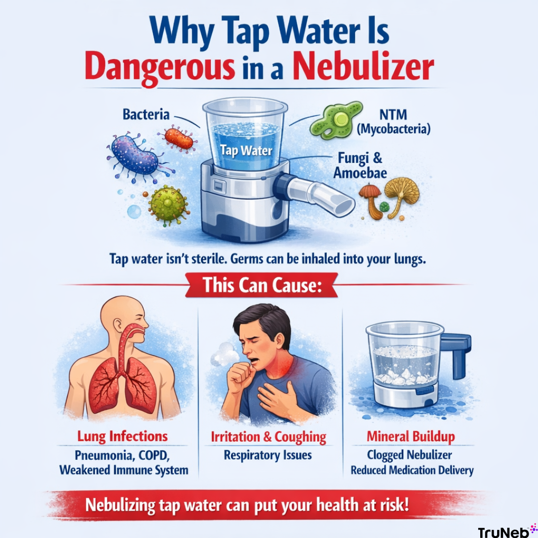 Risk Factors Using Tap Water in a Nebulizer