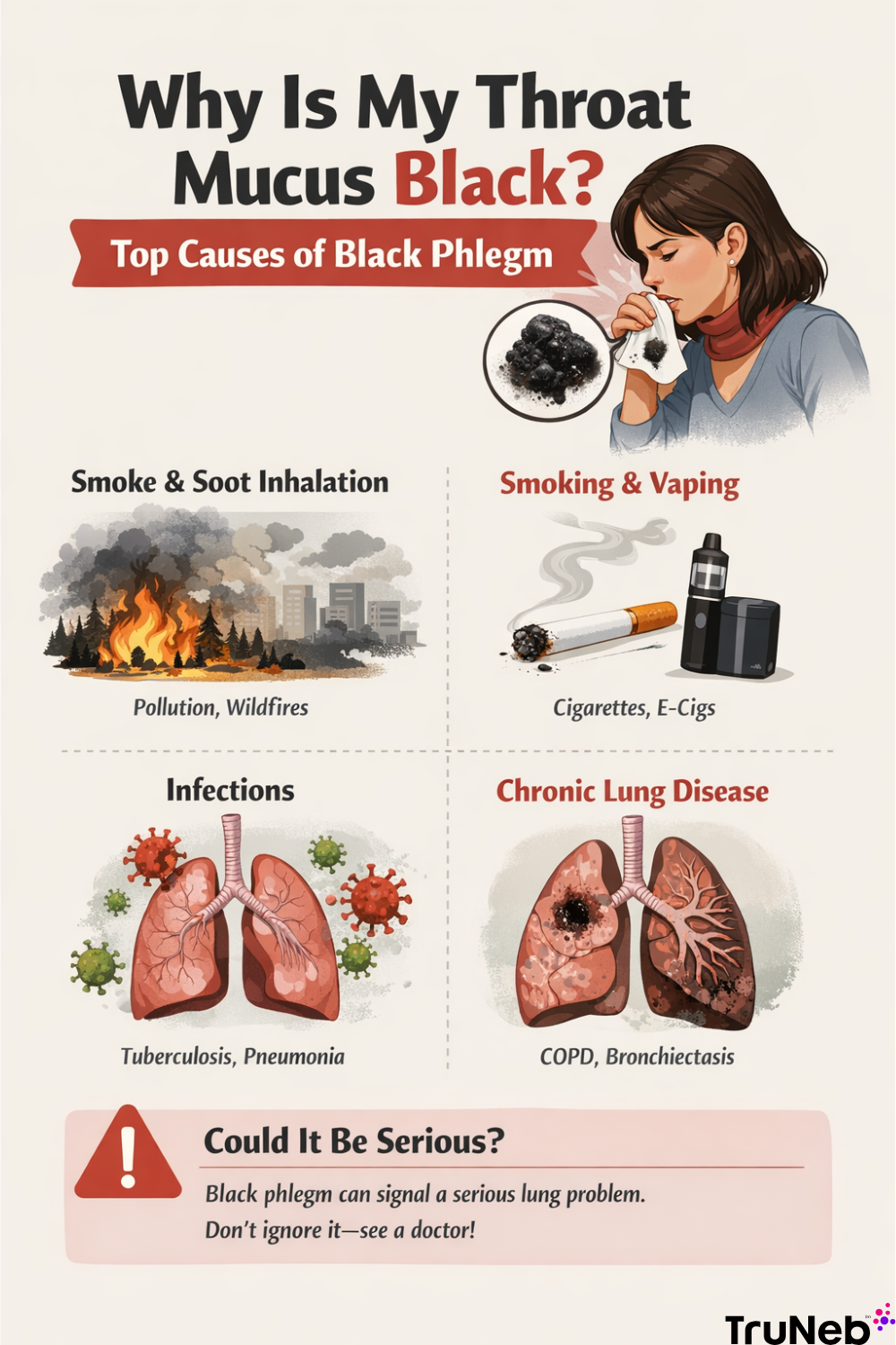 Top Causes of Black Phlegm