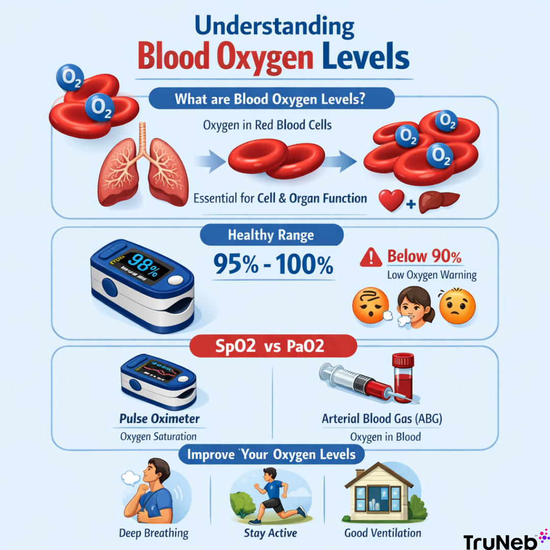 Blood Oxygen Levels Explain VIA Infographic